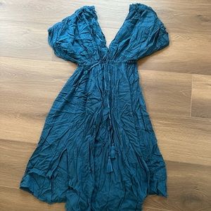 Teal Midi Dress